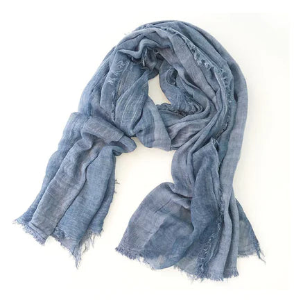 Cotton Linen Shawl Scarf, Scarf, Shawl Scarf